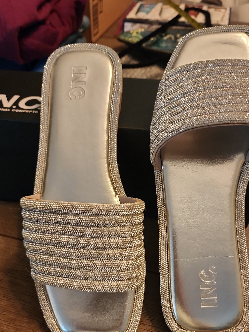 I.N.C. miimmiif Slide Sandals
